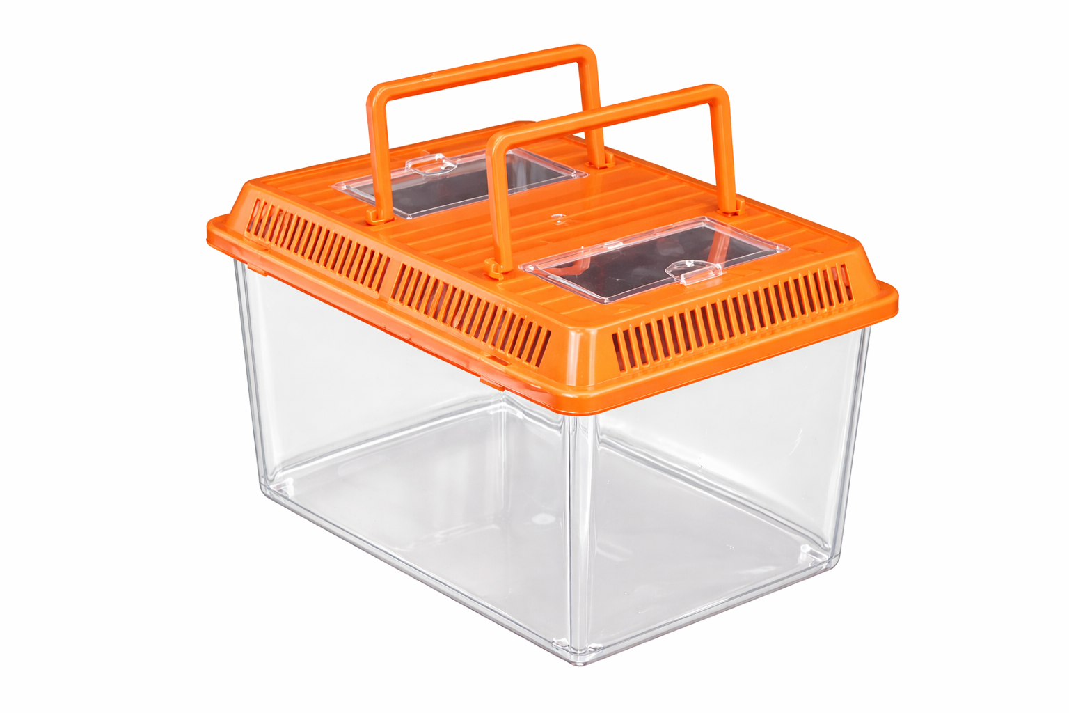 Rectangular plastic terrarium, large