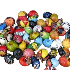 Medium hermit Crabs in painted shells