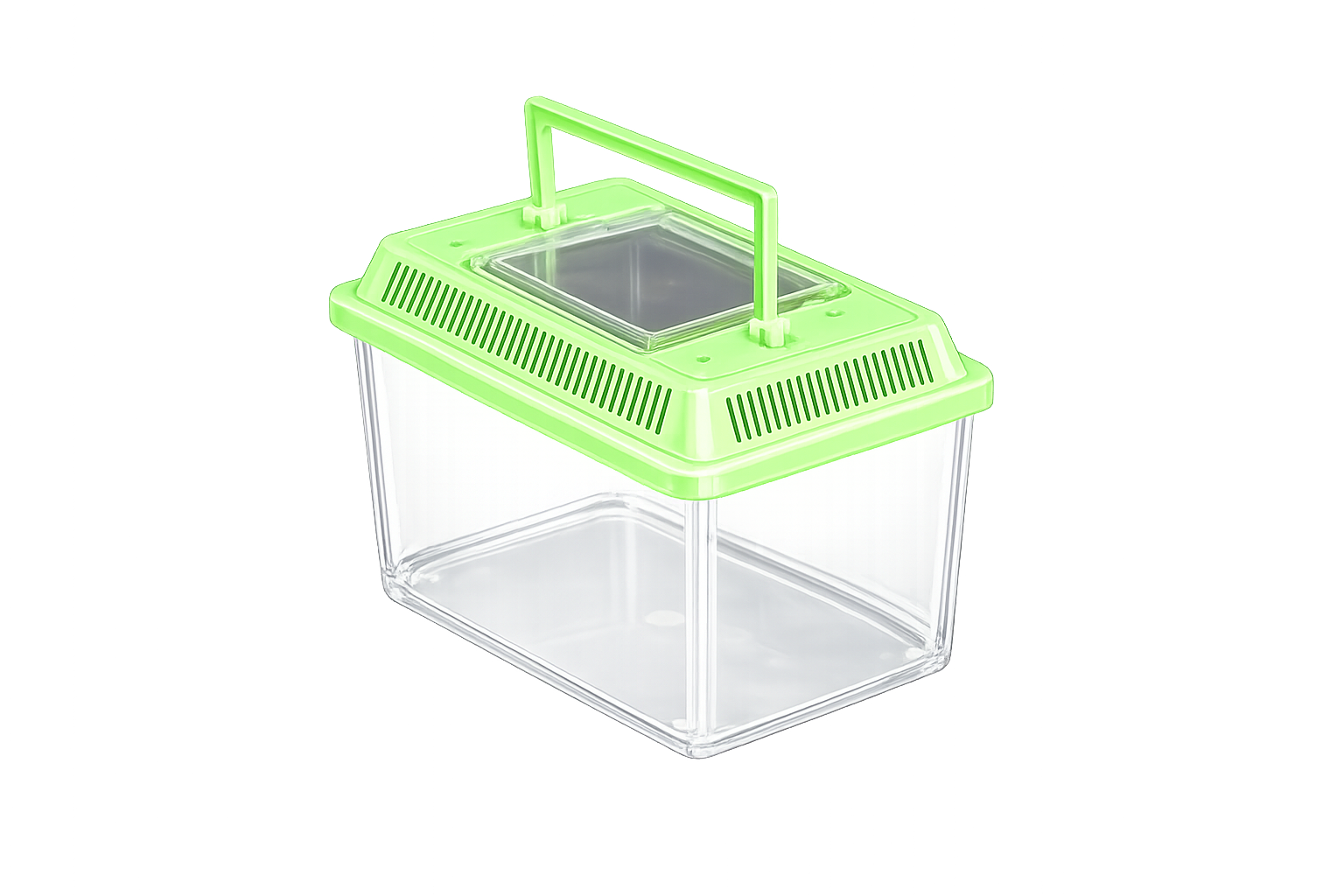 Rectangular Plastic terrarium, small