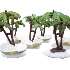 Feed Dish with Small Palm tree